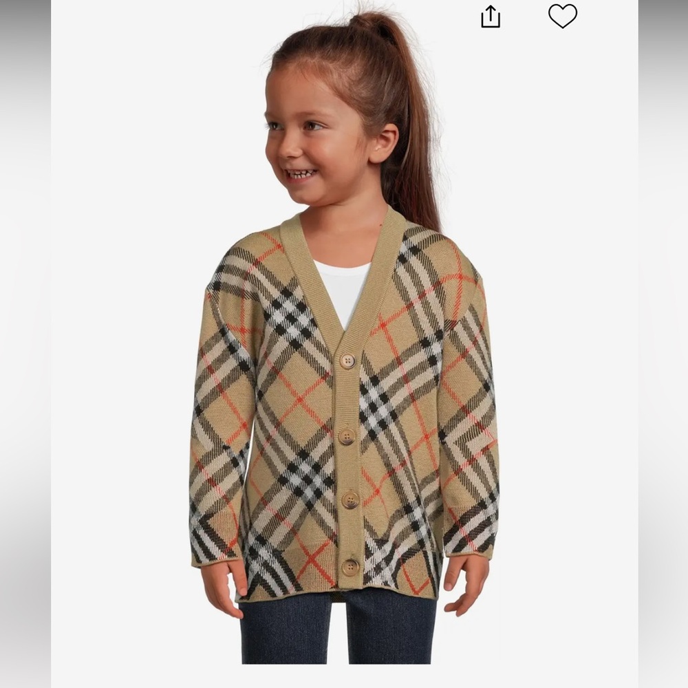 NWT Burberry London Cardigan Size 6Y - Picture 3 of 9